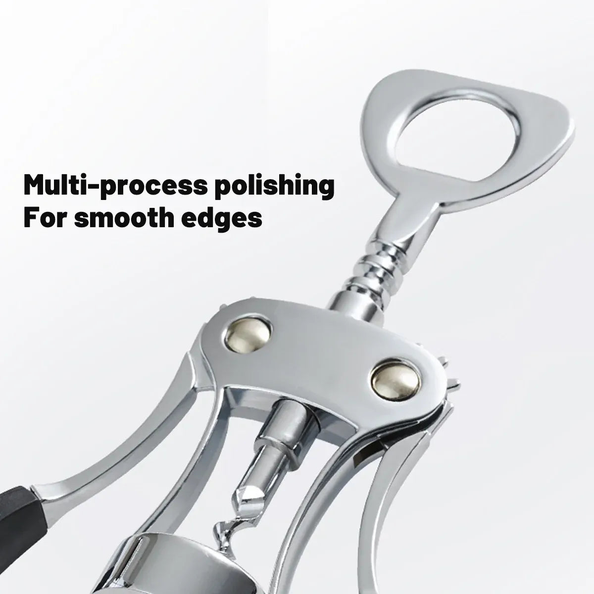 Zinc Alloy Winged Corkscrew with Cap Lifter