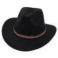Western Cowboy Hat American Wool Felt Jazz Hat