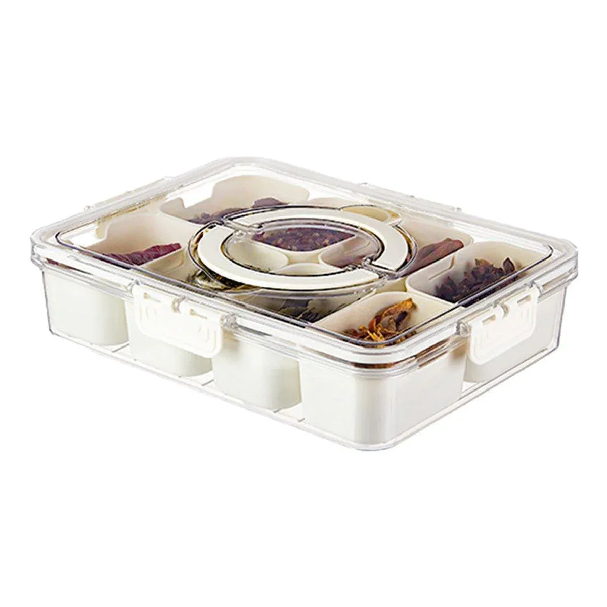 Food Grade Airtight Storage Box Portable Multi-compartment