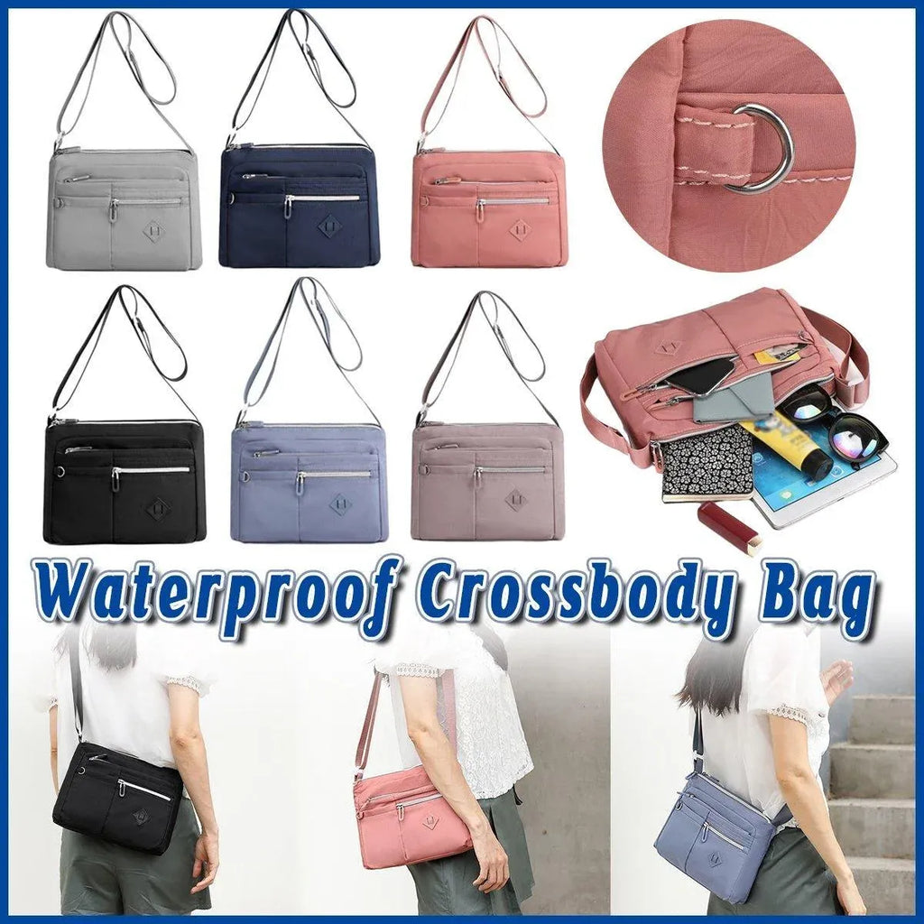 Ladies Large Capacity Crossbody Bag Single Shoulder Small Square