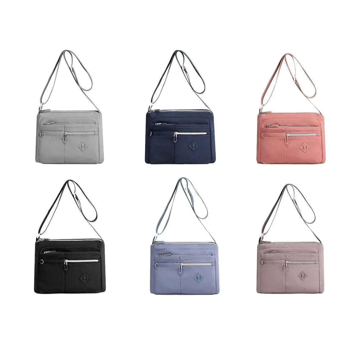 Ladies Large Capacity Crossbody Bag Single Shoulder Small Square