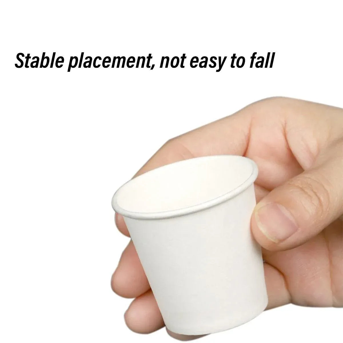 Small White Paper Tasting Cups, 100 Pack, 30 ml