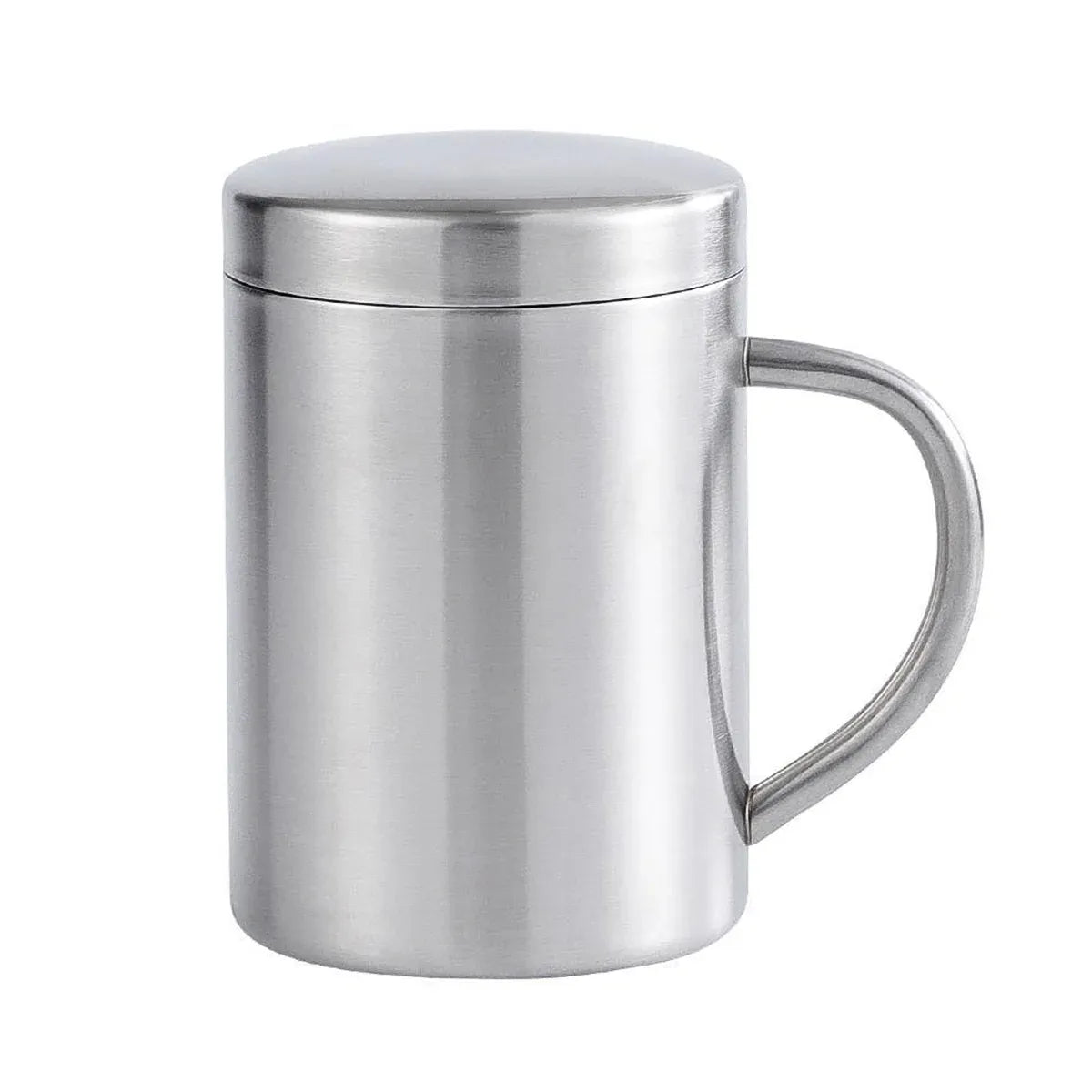 Double Wall Insulated Stainless Steel Cup with Lid, 400 ml