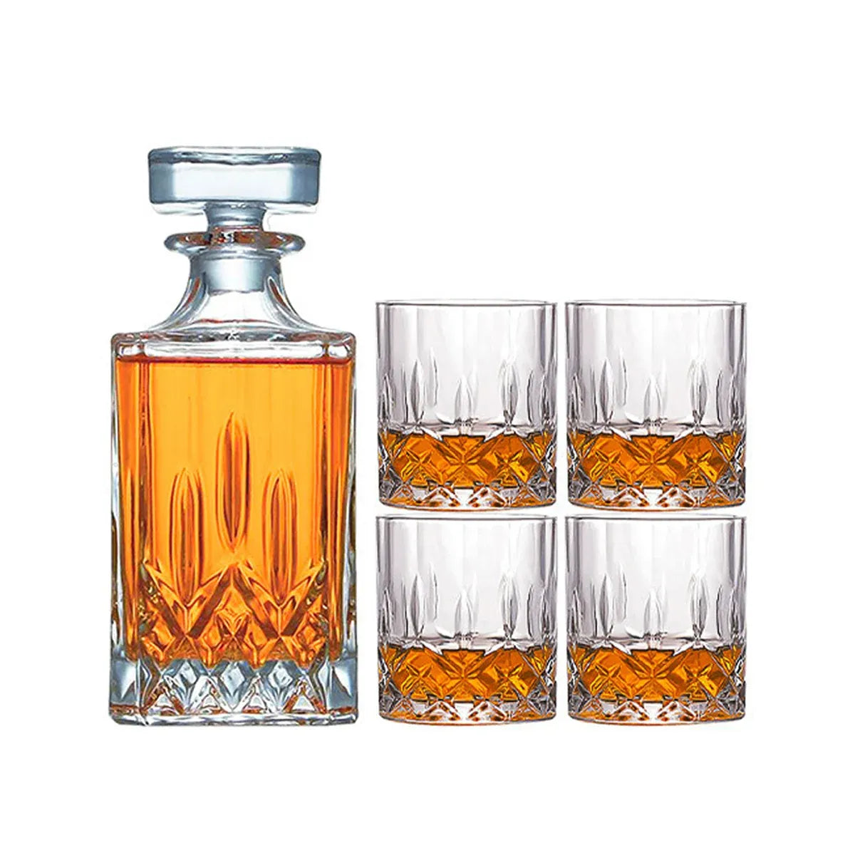 Whisky Wine Bottles Glass Wine Sets Glass Storage Container for Home