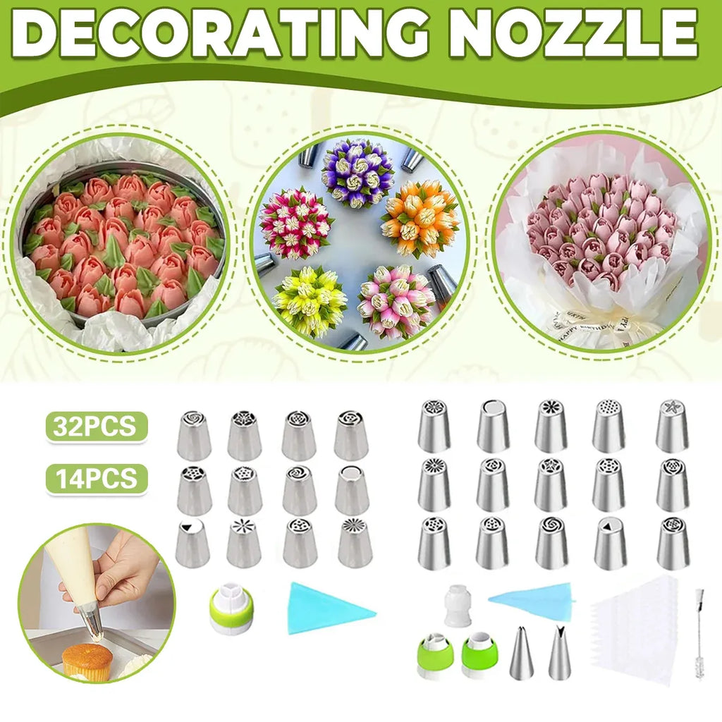 Russian Piping Tips Cake Decorating Set