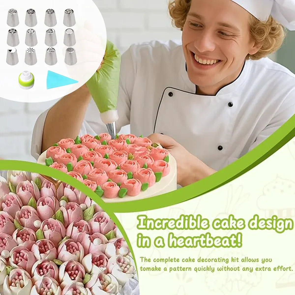 Russian Piping Tips Cake Decorating Set