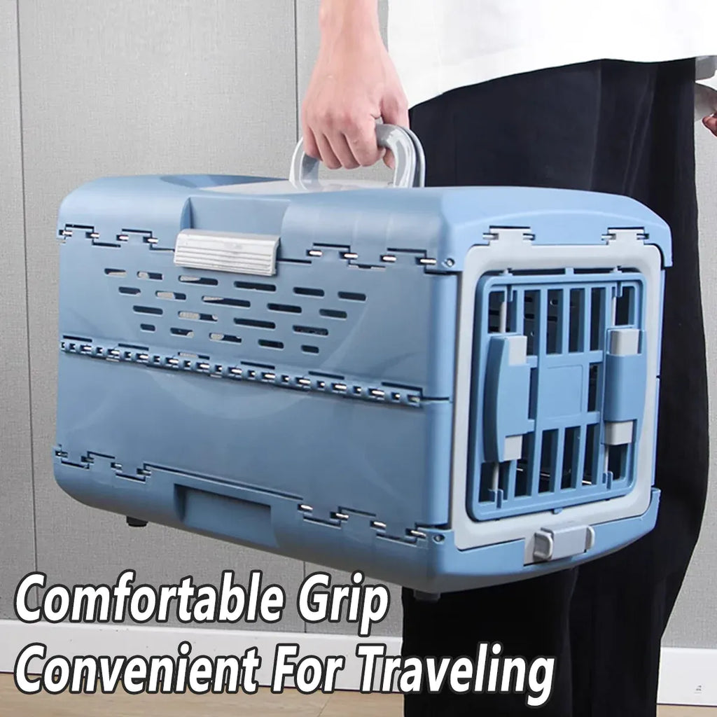 Foldable Pet Carrier Portable Dog Cat Travel Bag Cage House Kennel