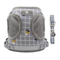 Grey Kitten Dog Cat Walking Harness Lead Leash Collar Pet Vest Mesh