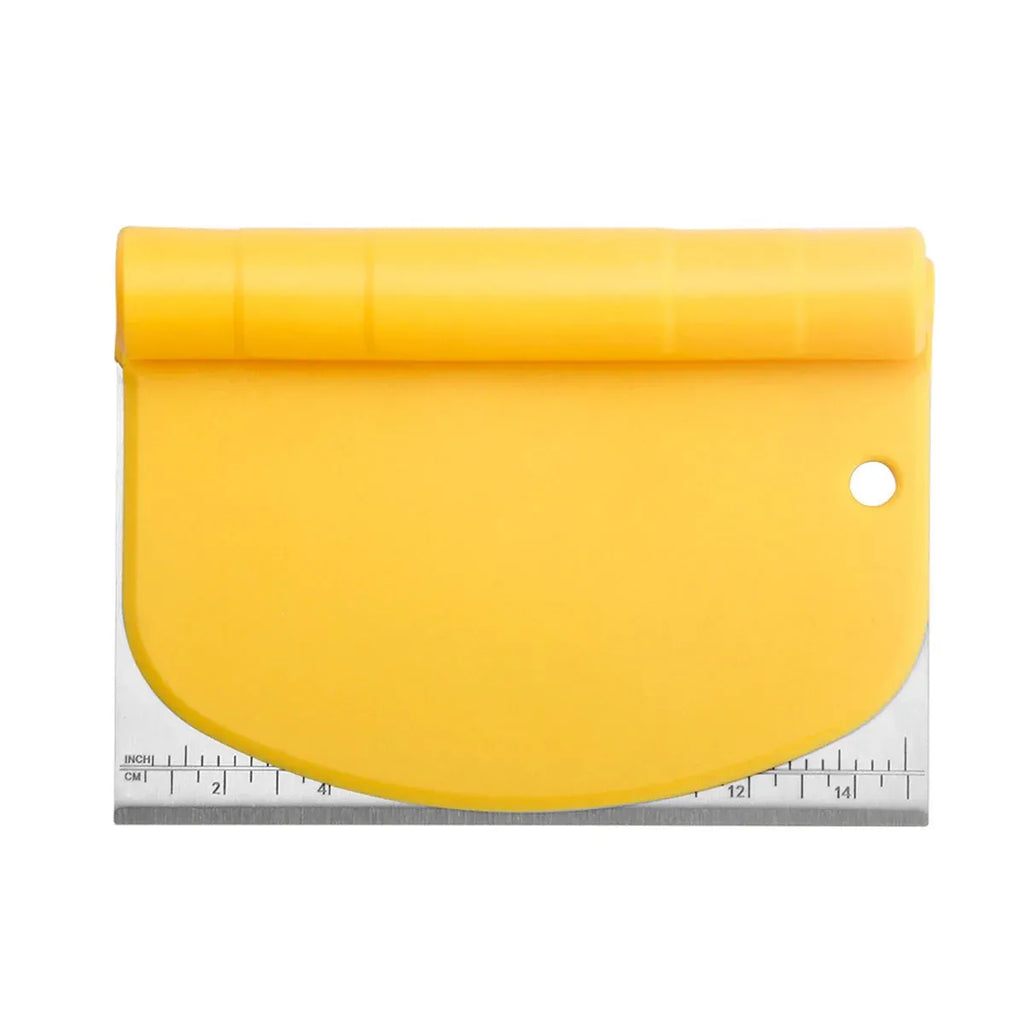 Stainless Steel Bench Scraper and Noodle Cutter with Scale