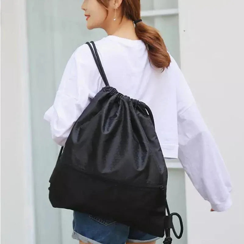 Backpack Sport Pack String Tote Gym Bag Cinch Sack School