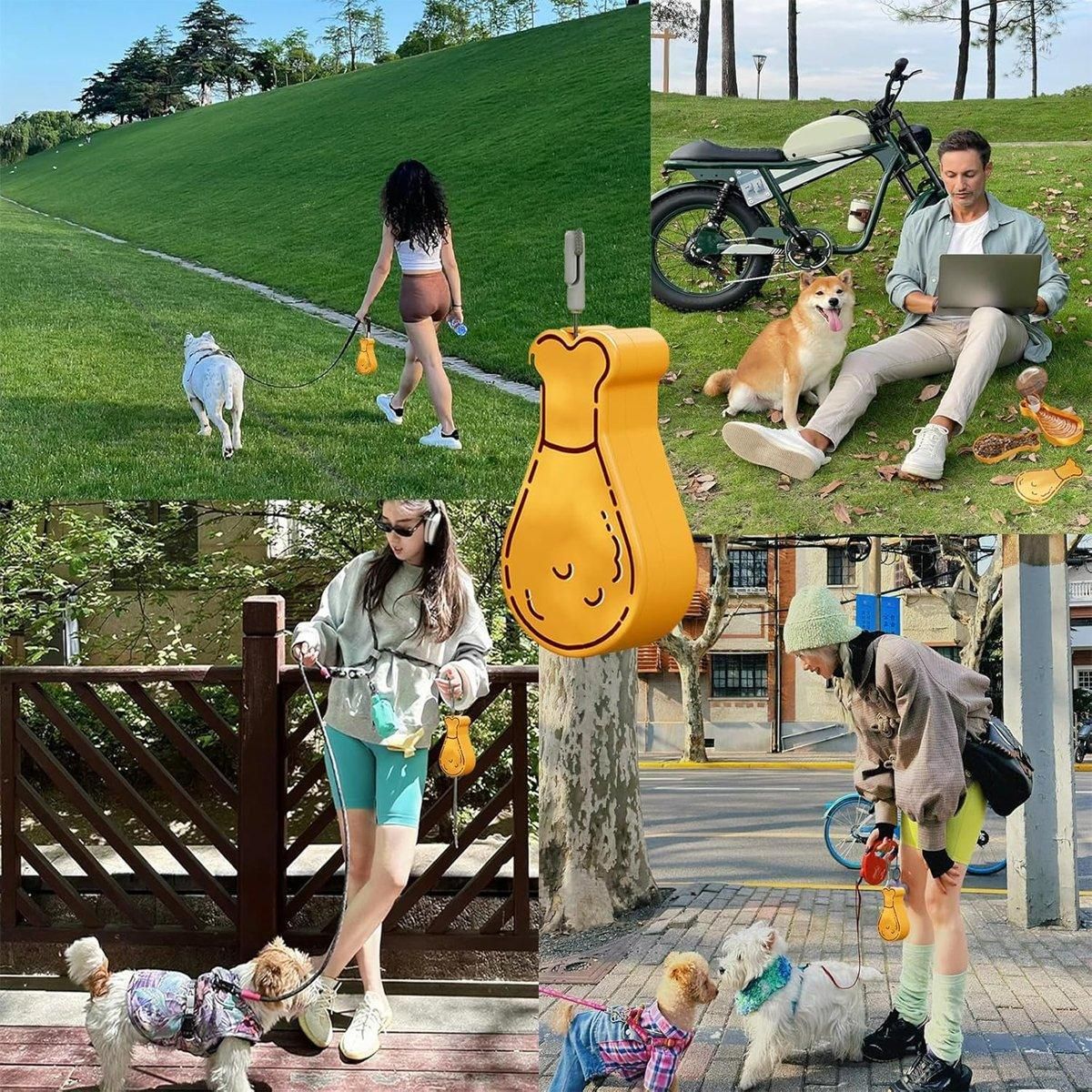 Portable Pet Water Bottle Outdoor Feeder Dual Purpose Drinking Travel