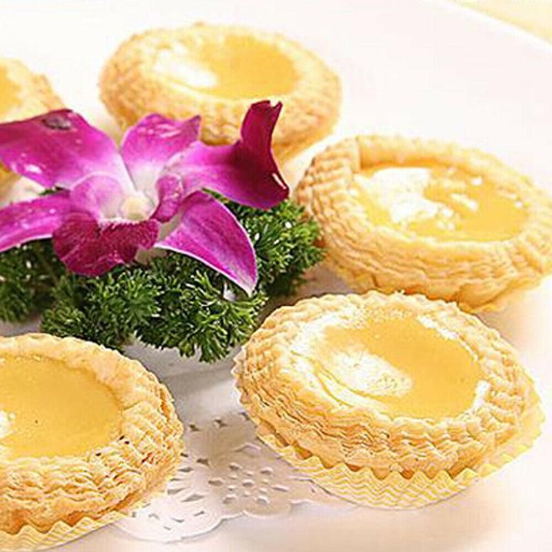 Aluminium Egg Tart Moulds, 7 cm, Pack of 20