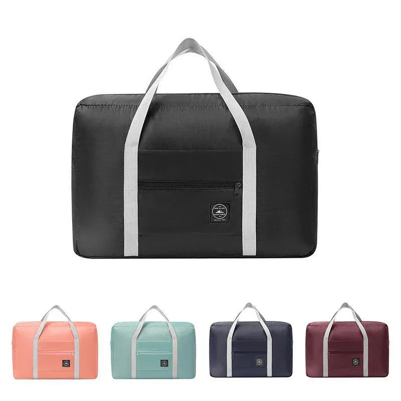 Foldable Oxford Travel Duffel Bag with Trolley Sleeve