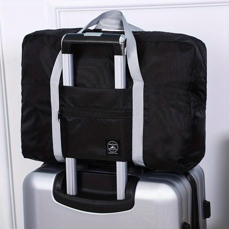 Foldable Oxford Travel Duffel Bag with Trolley Sleeve