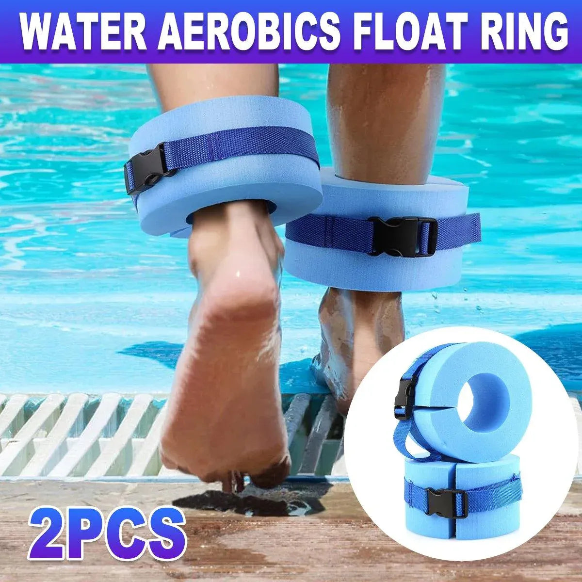 2PCS Swimming Gear Arm Floats Big Buoyancy Water Sports Tie Legs