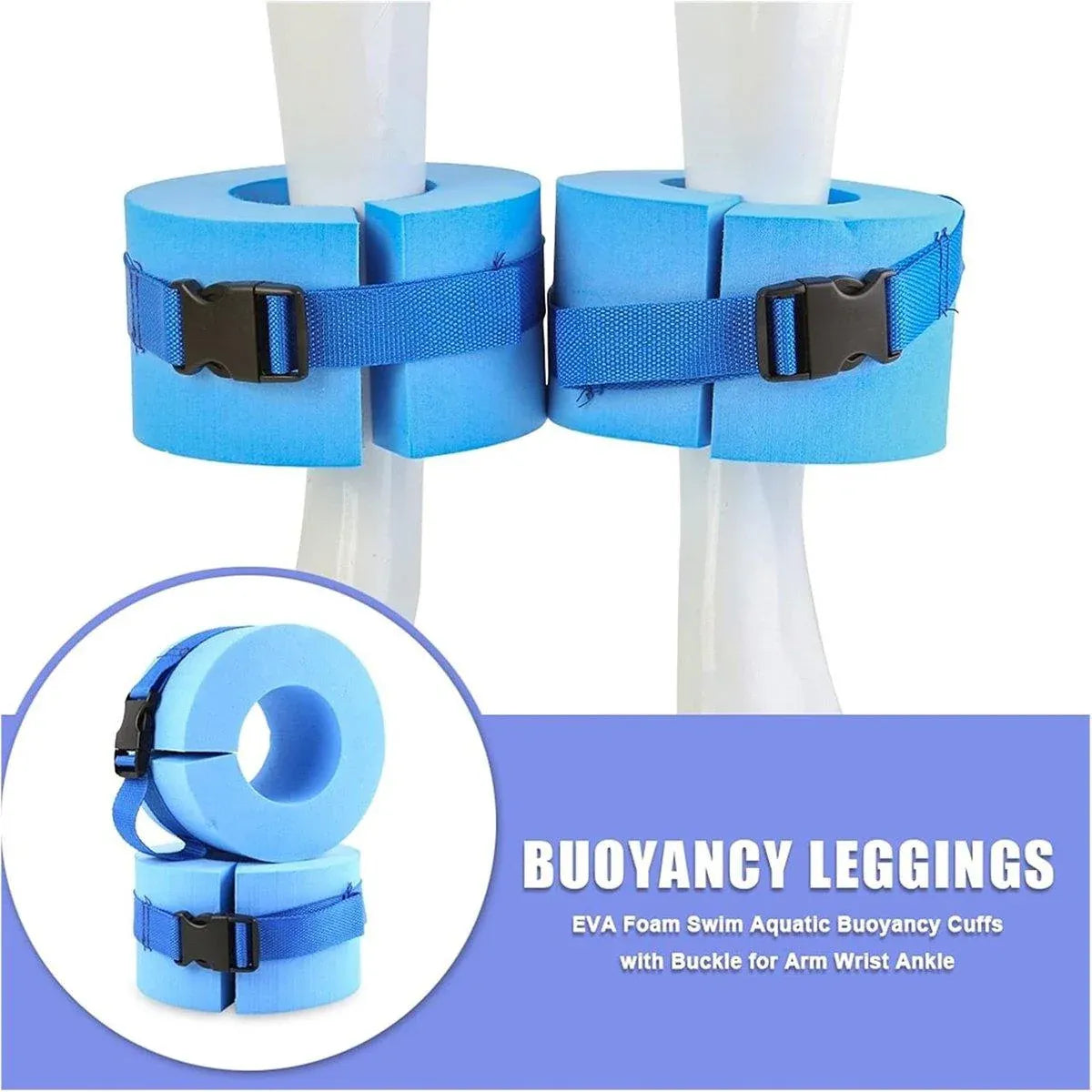 2PCS Swimming Gear Arm Floats Big Buoyancy Water Sports Tie Legs