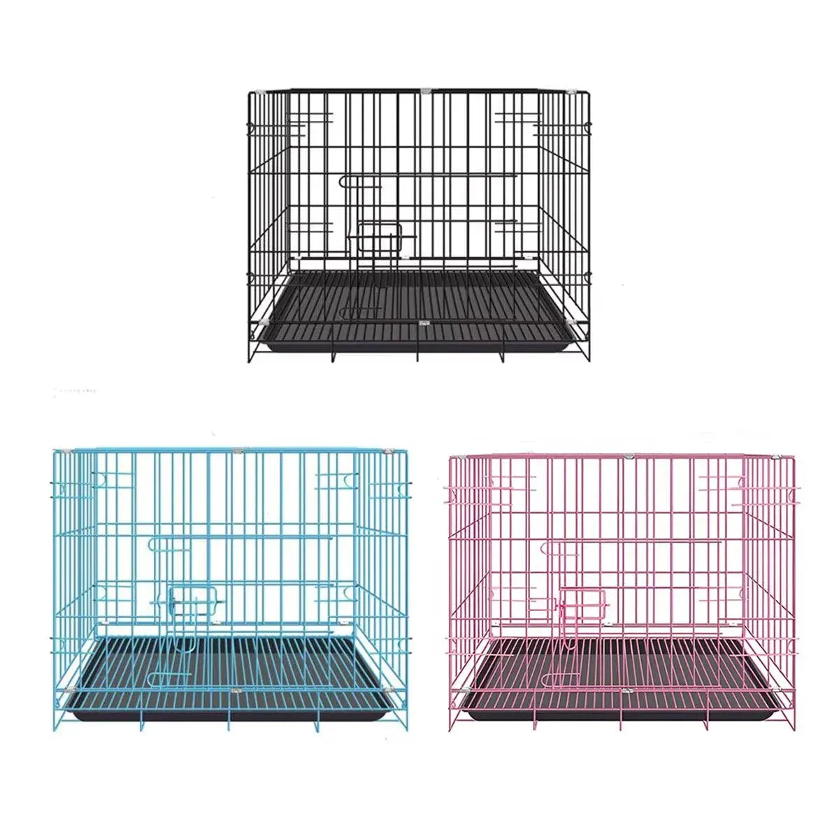 Metal Dog Crate Pet Cage with Divider