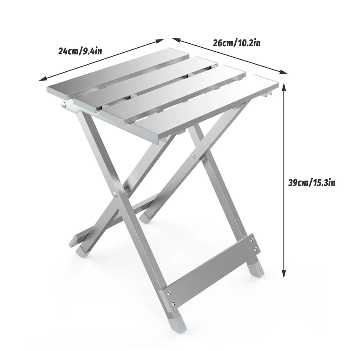 Lightweight Aluminum Alloy Folding Stool Portable for Camping