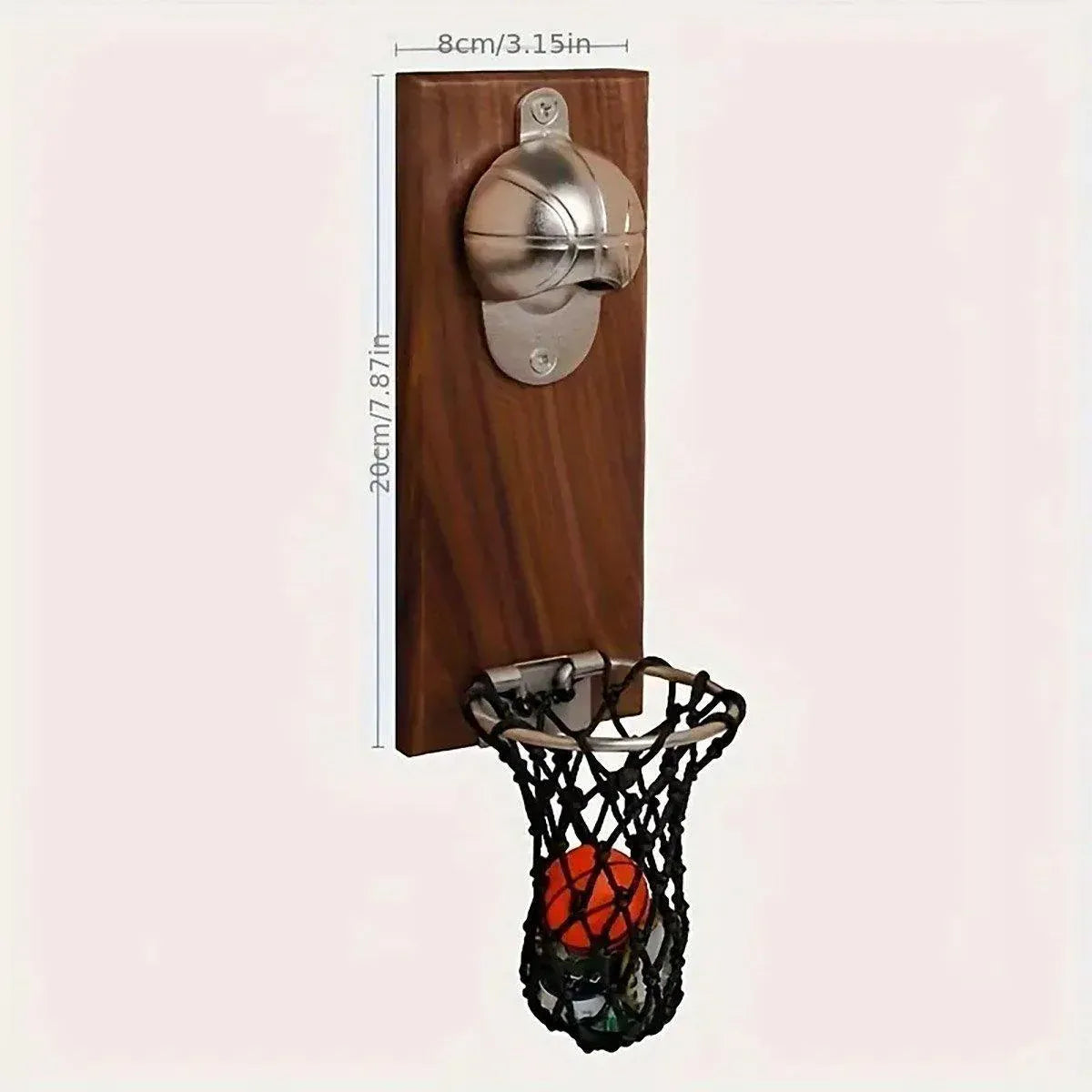 Magnetic Wooden Beer Bottle Opener Football Basketball Wine Opener