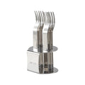 Elegant 304 Stainless Steel Fruit Forks Set of 6 For Home Dessert