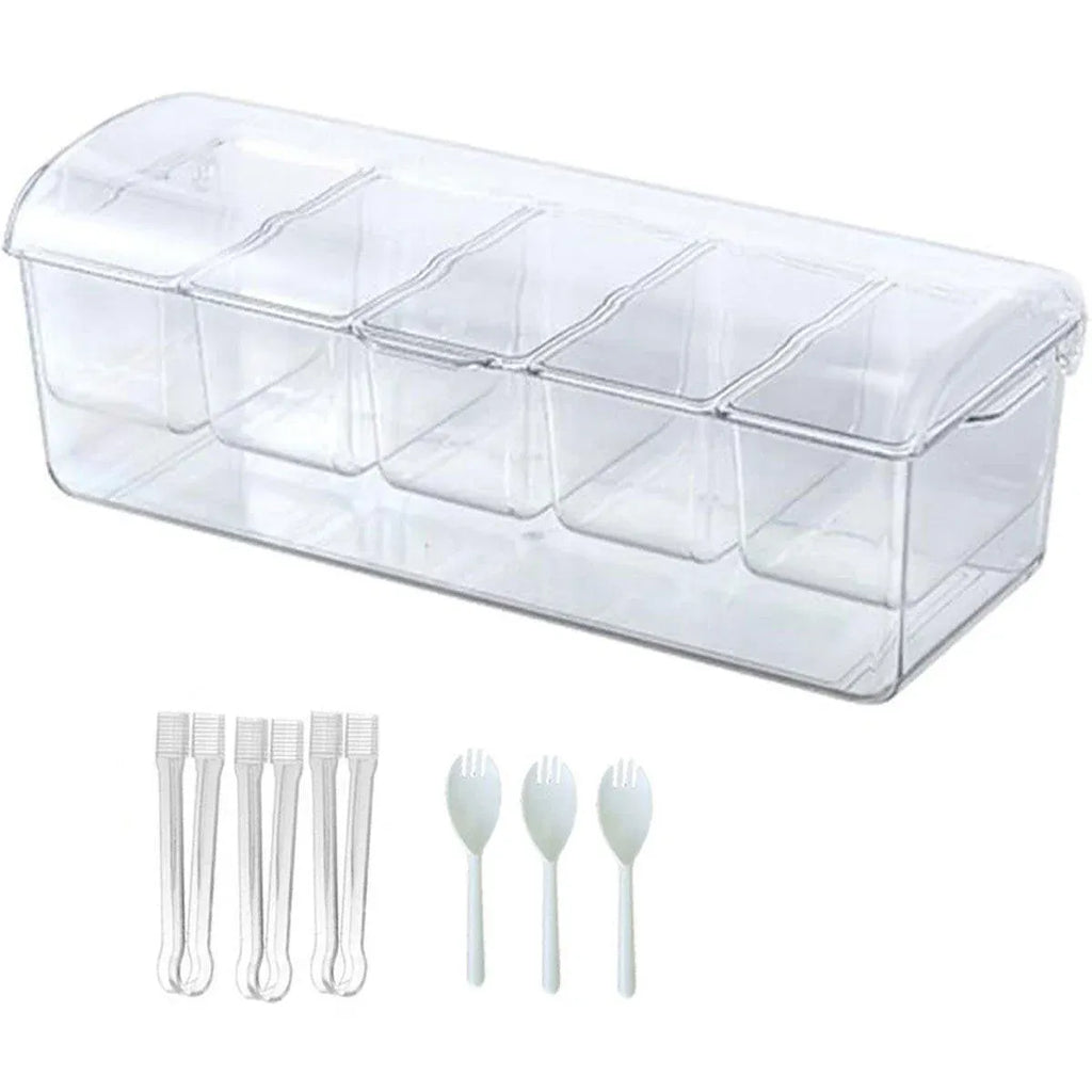Outdoor Picnic Ice Box Split Salad Plate Fresh-keeping Food
