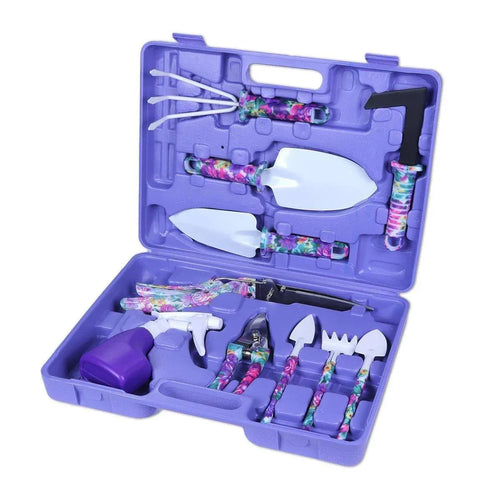10PCS Garden Tool Kit Shovel Rake Planting Tools Set