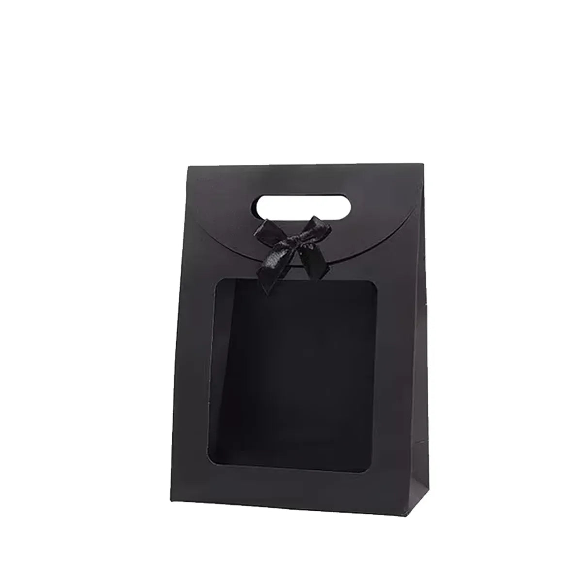 24PCS Bow Gift Boxes with Clear Window Aesthetic for Candy Gift Packaging Use - S