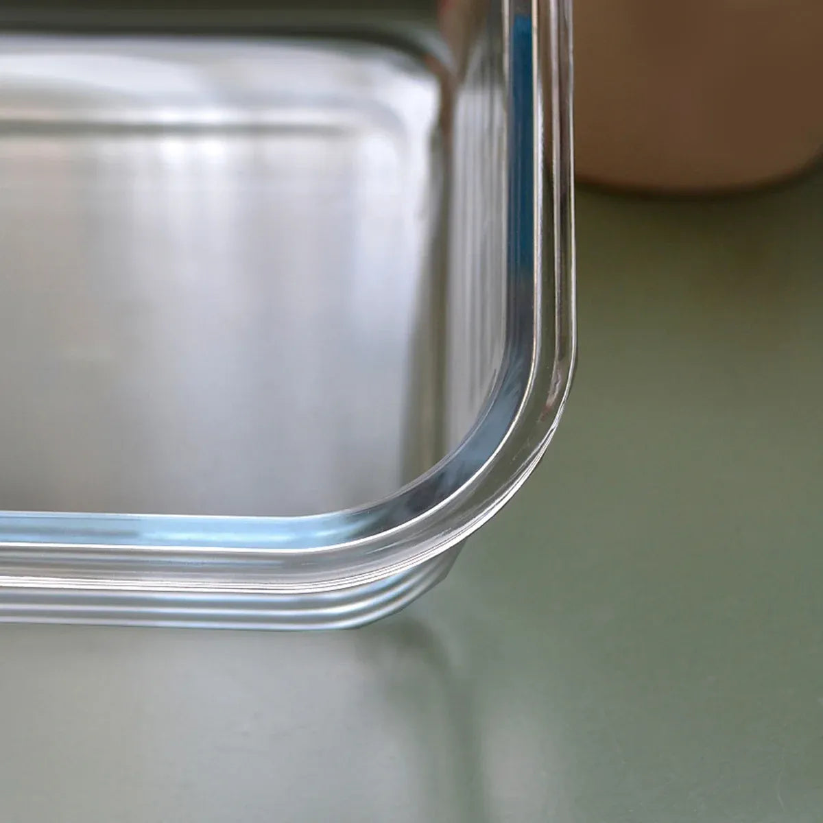 Glass Food Storage Container 1040ml Lunch Bento Box with Lid