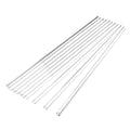 Clear Borosilicate Glass Drinking Straws, 10 Pack
