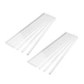 Clear Borosilicate Glass Drinking Straws, 20 Pack