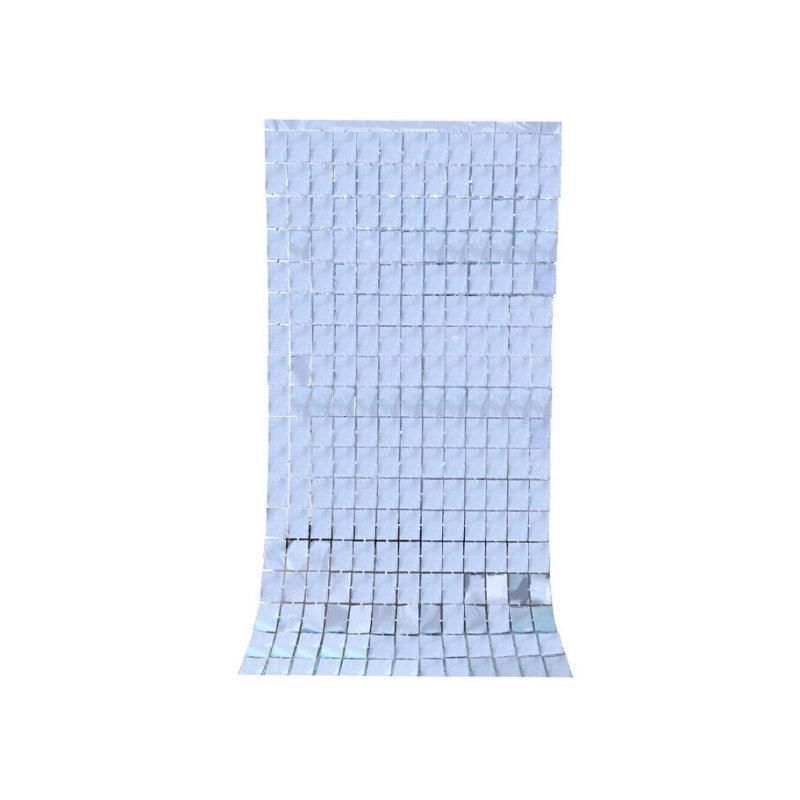 Tinsel Foil Curtain Backdrop, 1 x 2 m