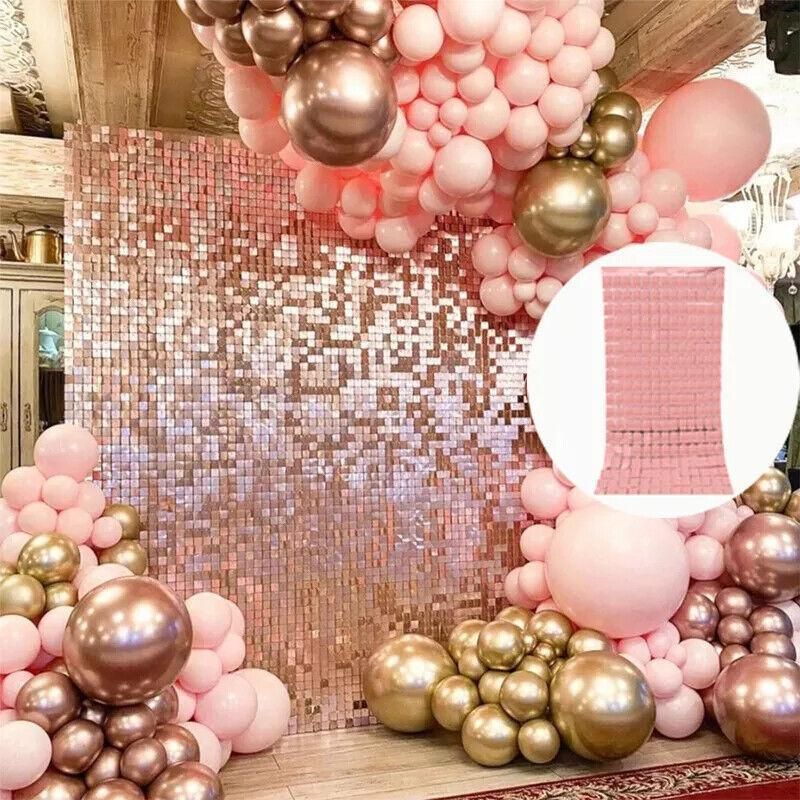 Tinsel Foil Curtain Backdrop, 1 x 2 m