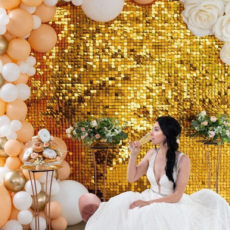 Tinsel Foil Curtain Backdrop, 1 x 2 m
