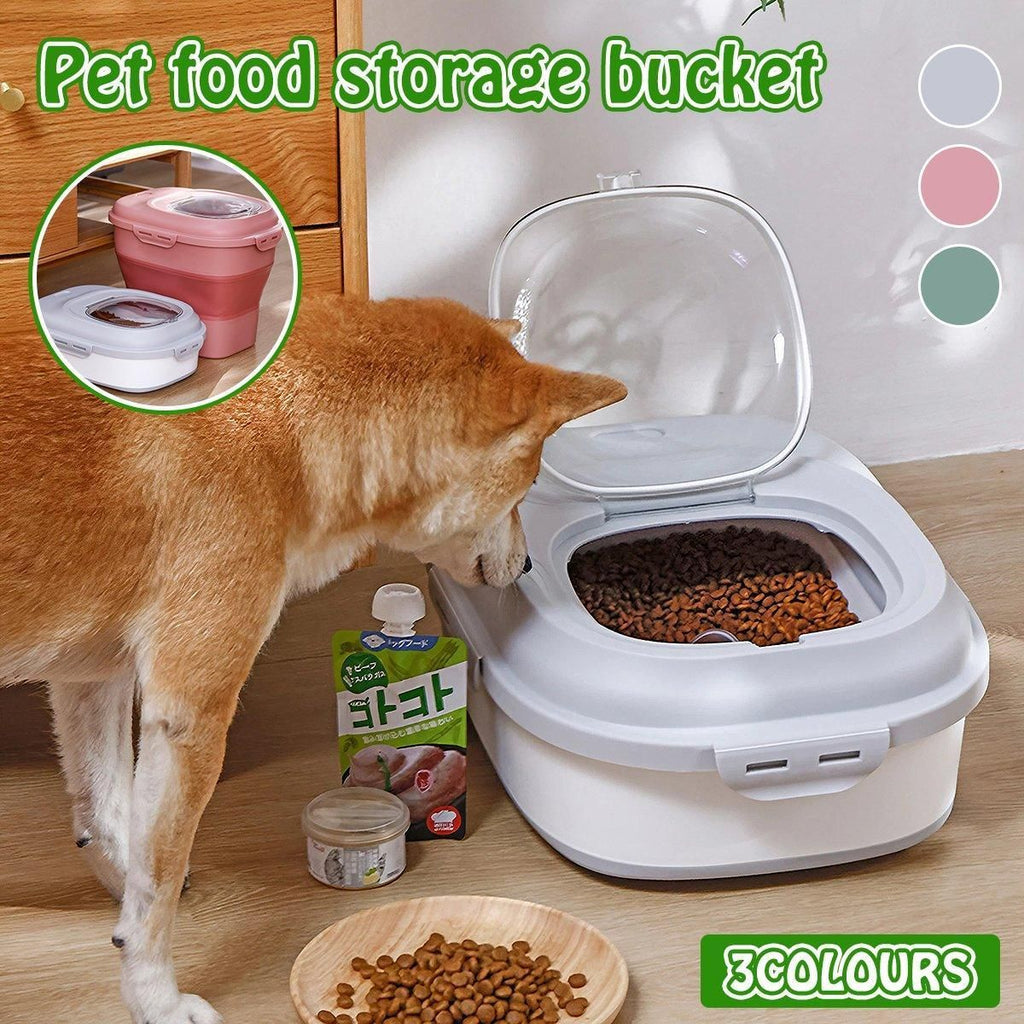 Large Capacity Pet Food Storage Box Foldable Design