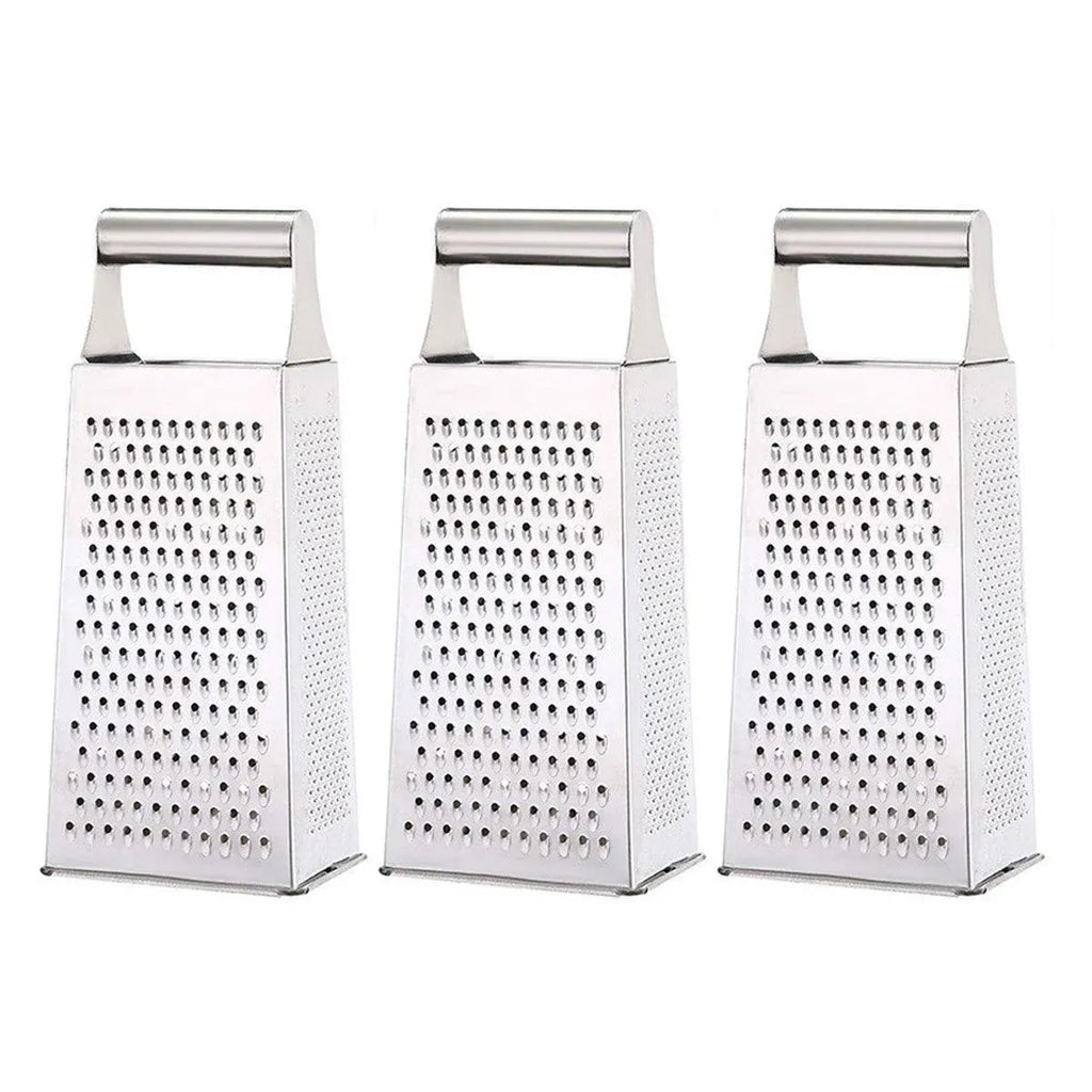 Stainless Steel Handheld Graters, Set of 3