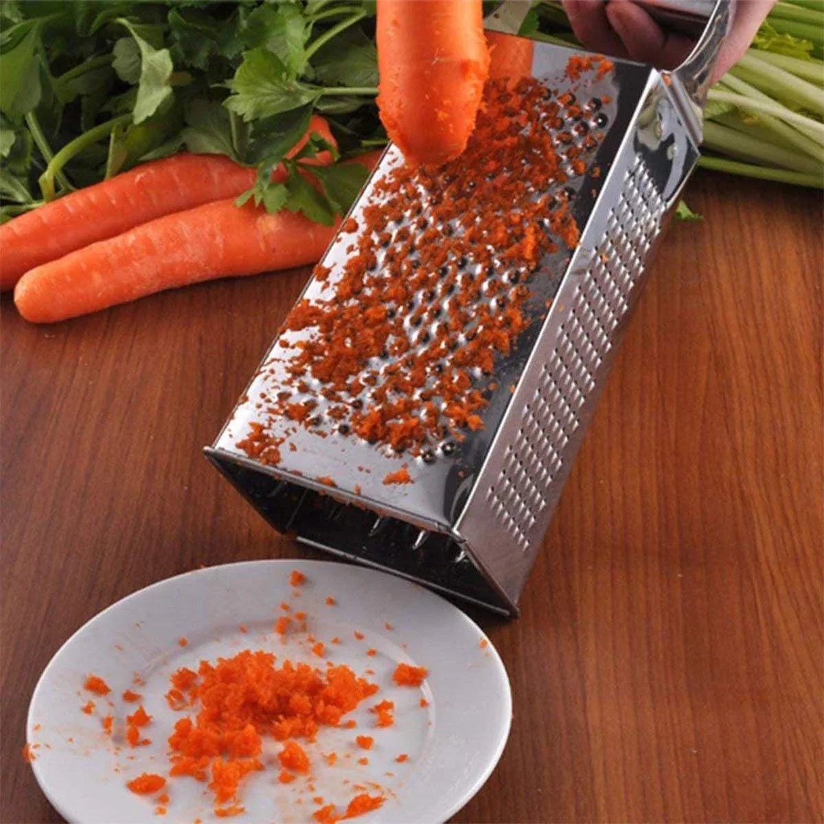 Stainless Steel Handheld Graters, Set of 3