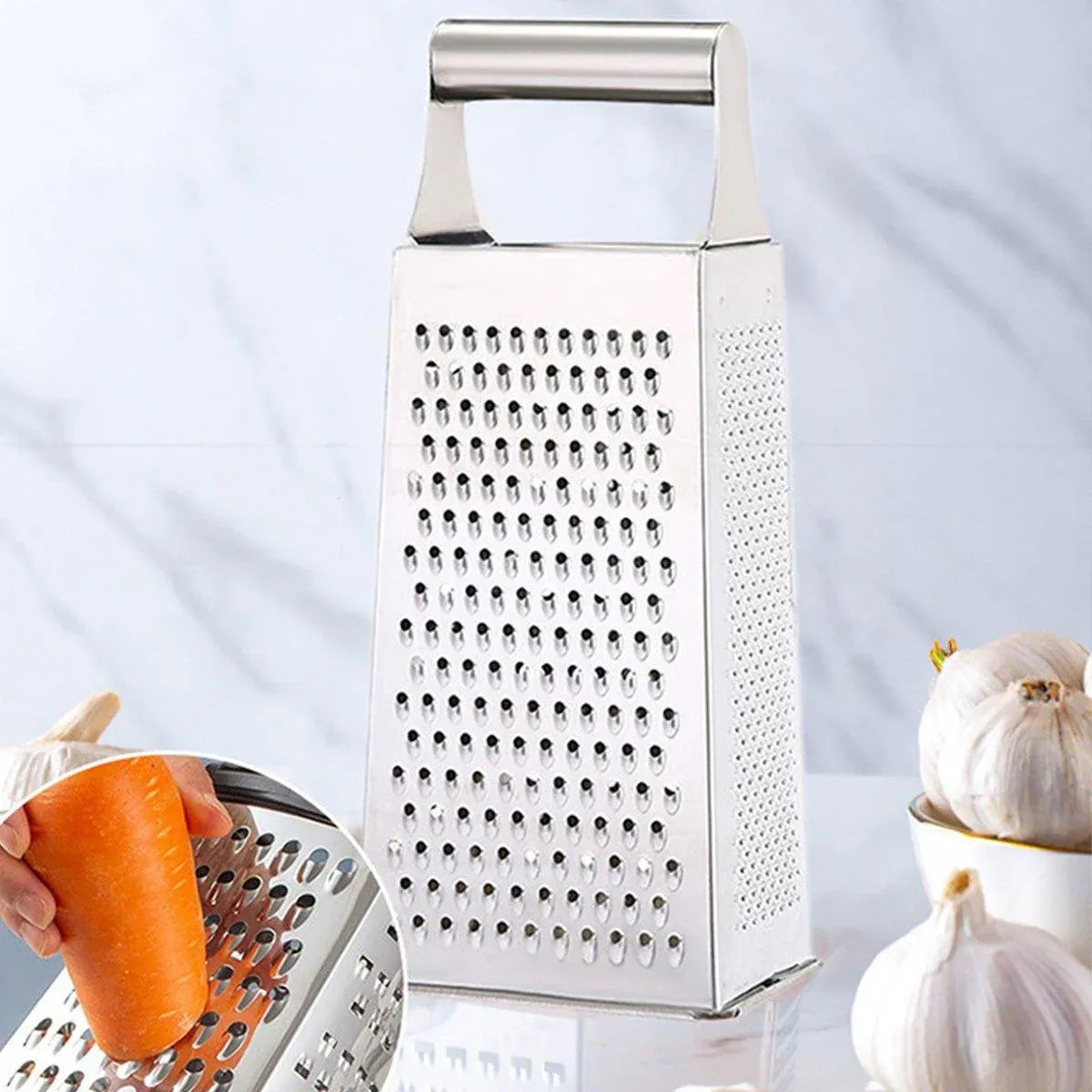 Stainless Steel Handheld Graters, Set of 3