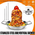 Stainless Steel BBQ Rotisserie Pan Kit Accessories