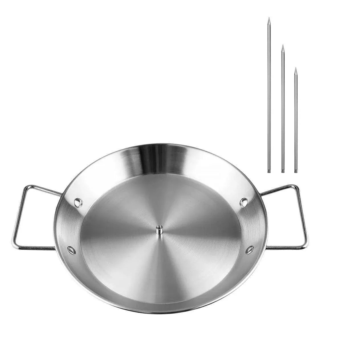 Stainless Steel BBQ Rotisserie Pan Kit Accessories