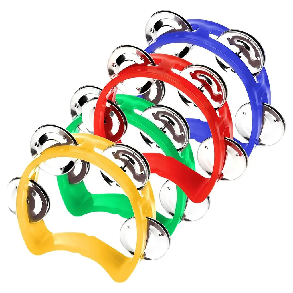 Hand Cranked Bell Set 4PCS Four Ring Bells Hand Held Musical