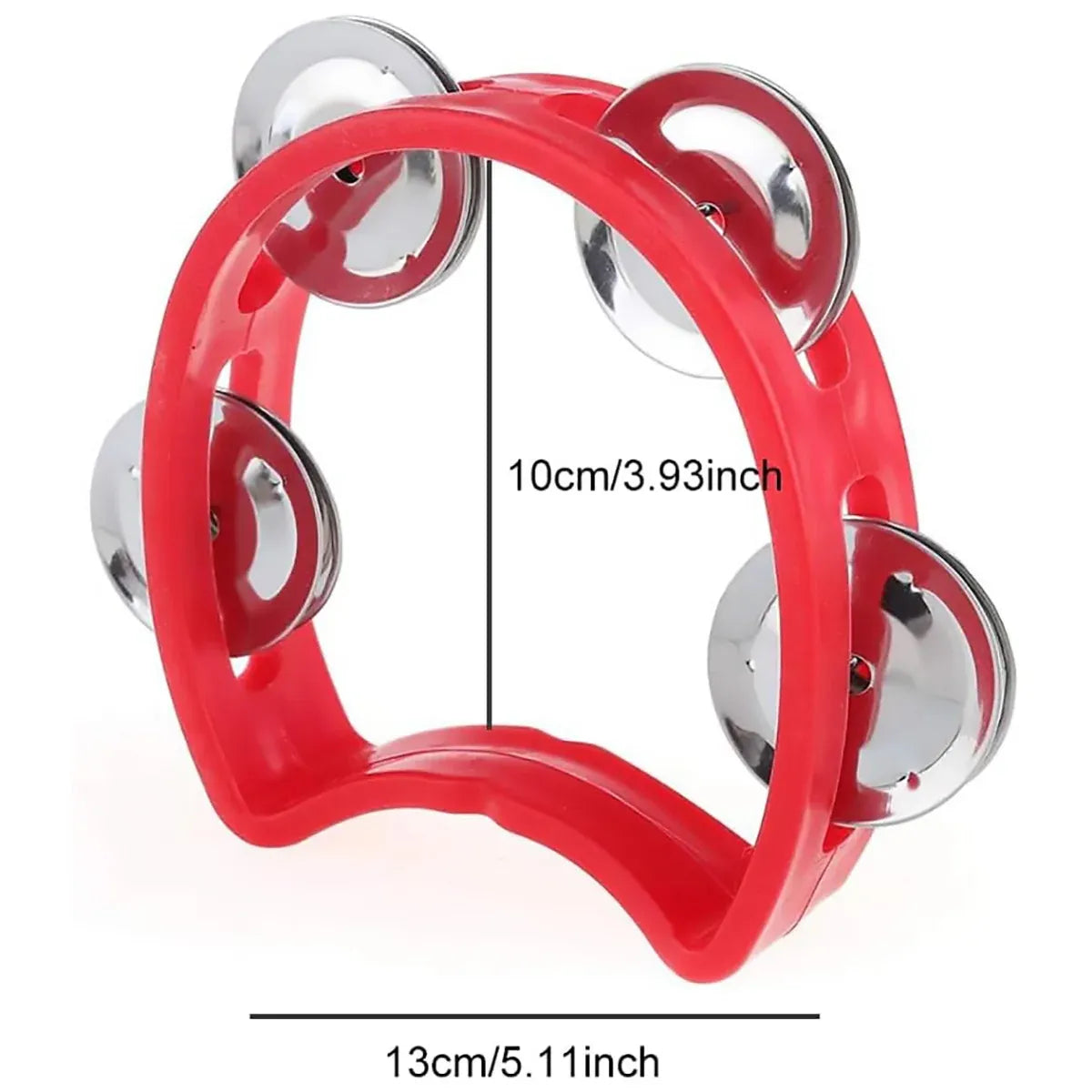 Hand Cranked Bell Set 4PCS Four Ring Bells Hand Held Musical