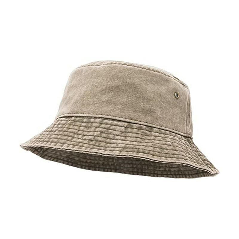 Unisex Men Women Washed Cotton Outdoor Camping Sports Bucket