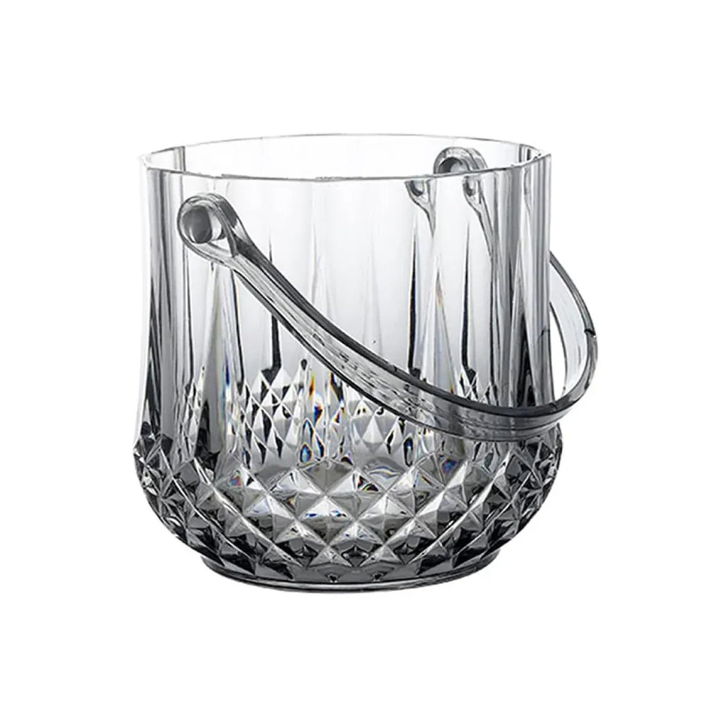 Acrylic Ice Bucket with Handle and Tongs, 1.2 L