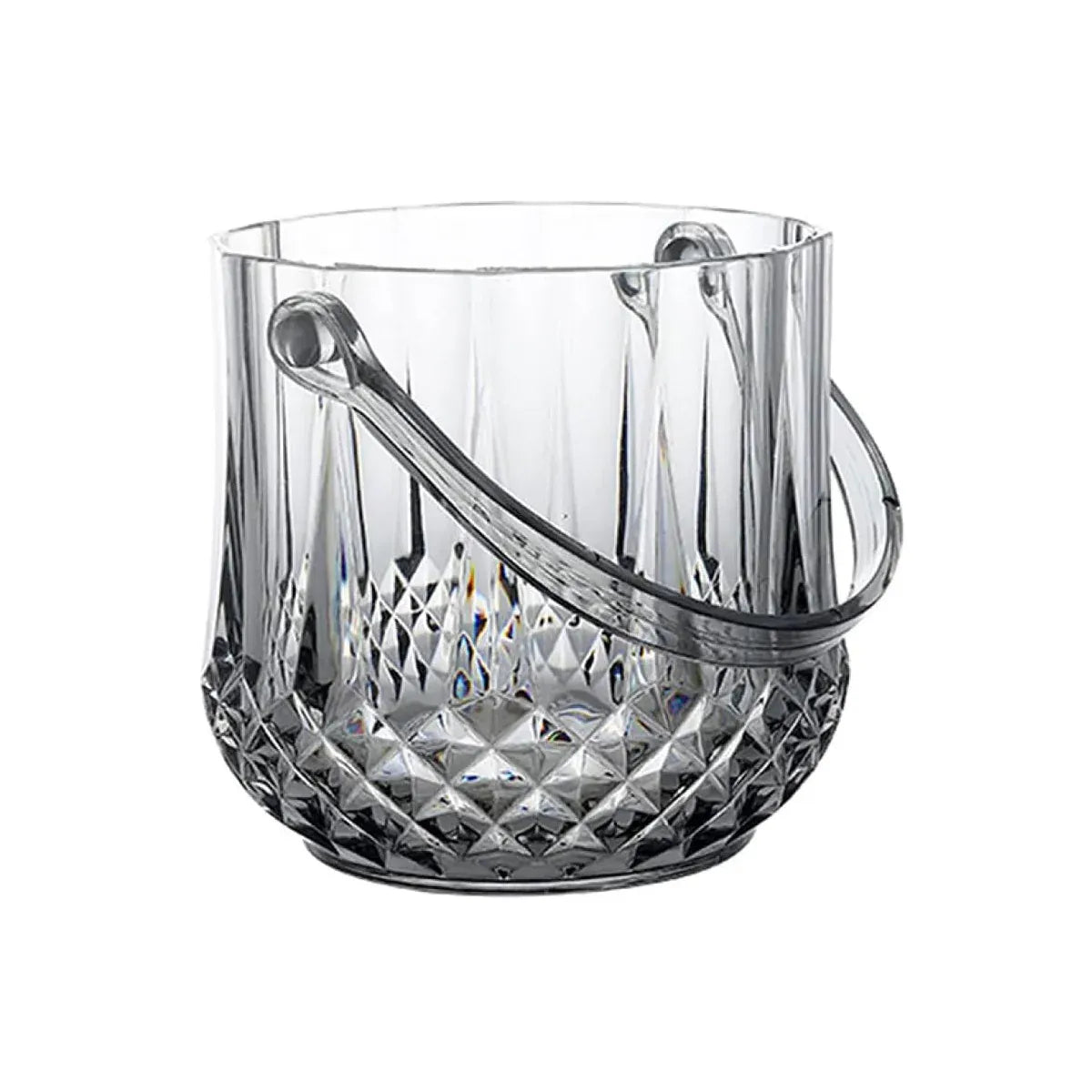 Acrylic Ice Bucket with Handle and Tongs, 1.2 L