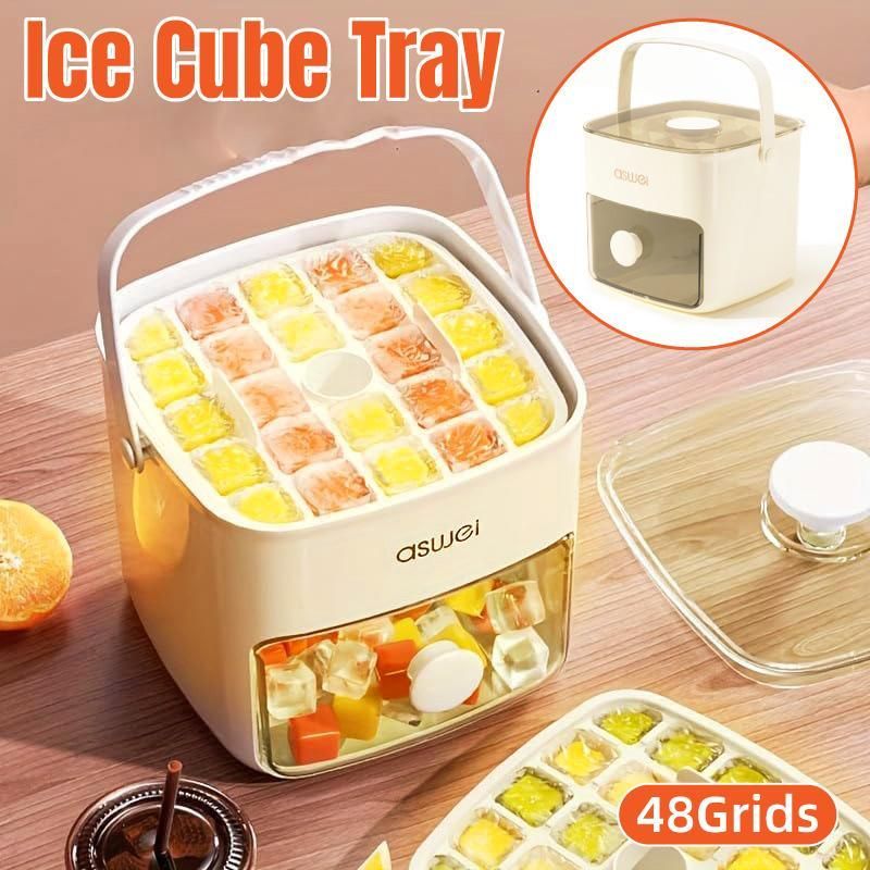 Press Release Ice Cube Maker with Storage Box