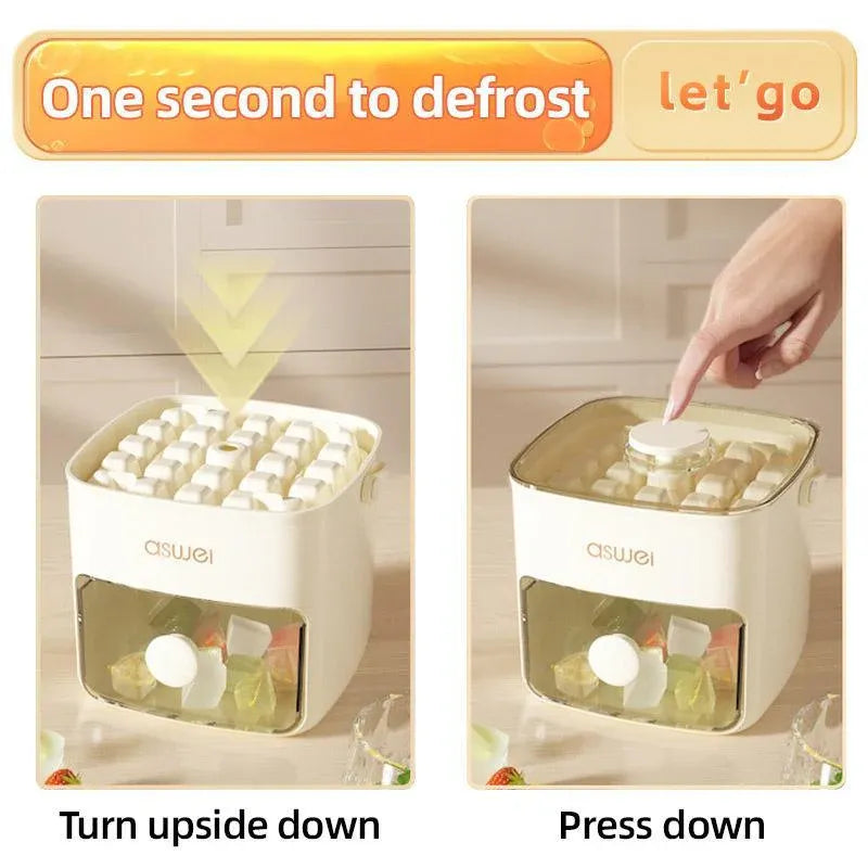 Press Release Ice Cube Maker with Storage Box