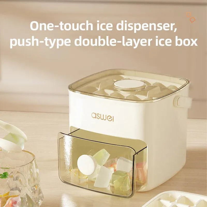 Press Release Ice Cube Maker with Storage Box