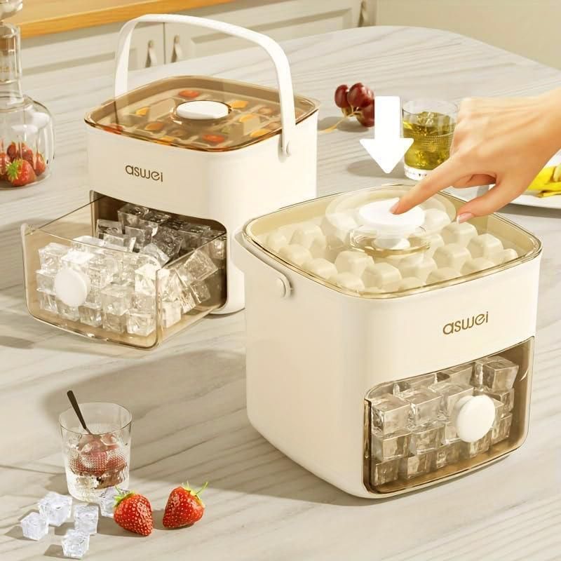 Press Release Ice Cube Maker with Storage Box