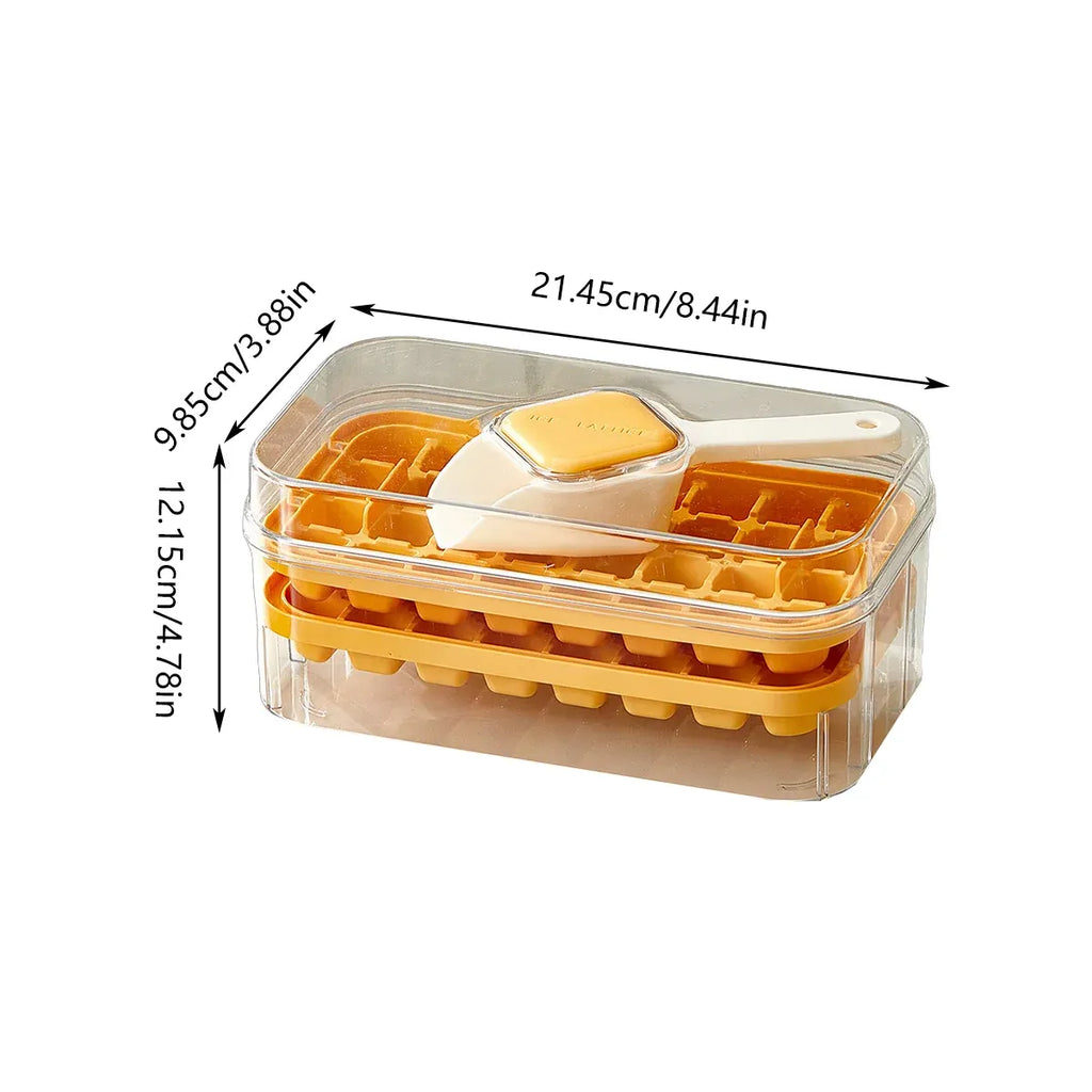 Large Capacity Press Ice Cube Tray Ice Mold for Party Bar Home