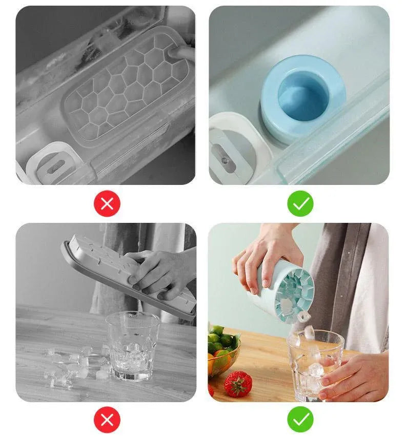 Silicone Ice Bucket Mould, 9 cm